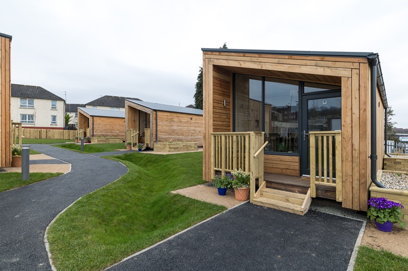 Social Bite's Harriet Gardens homeless village