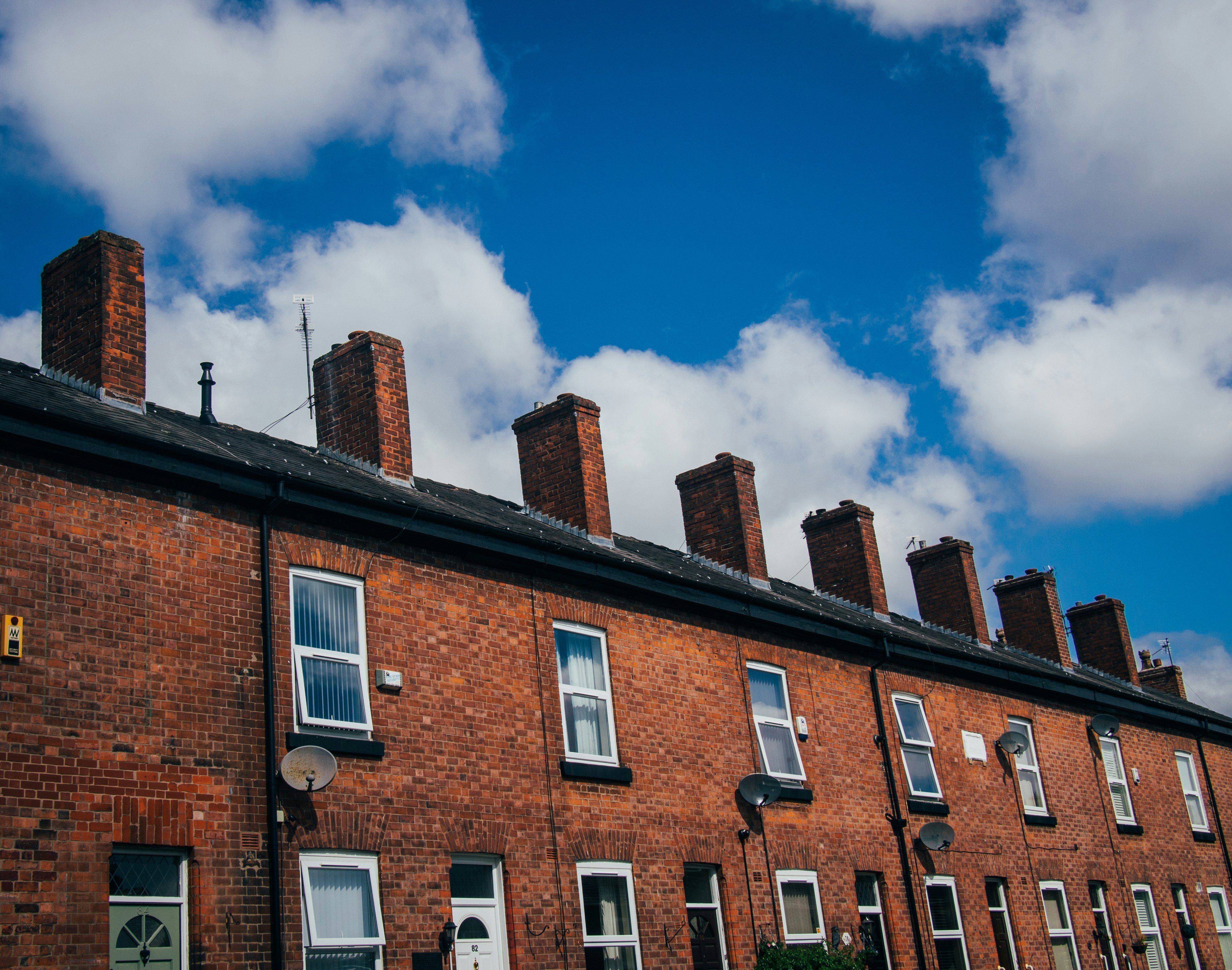 Terraced houses in Manchester