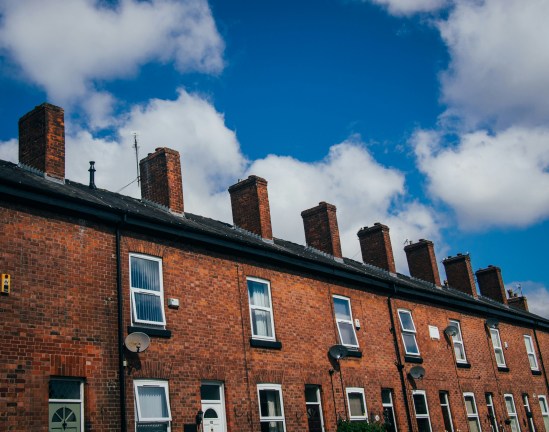 Terraced houses in Manchester