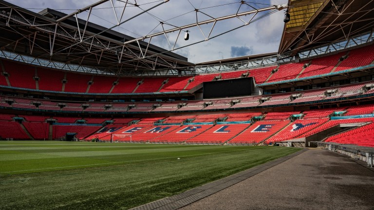 Inside Wembley Stadium