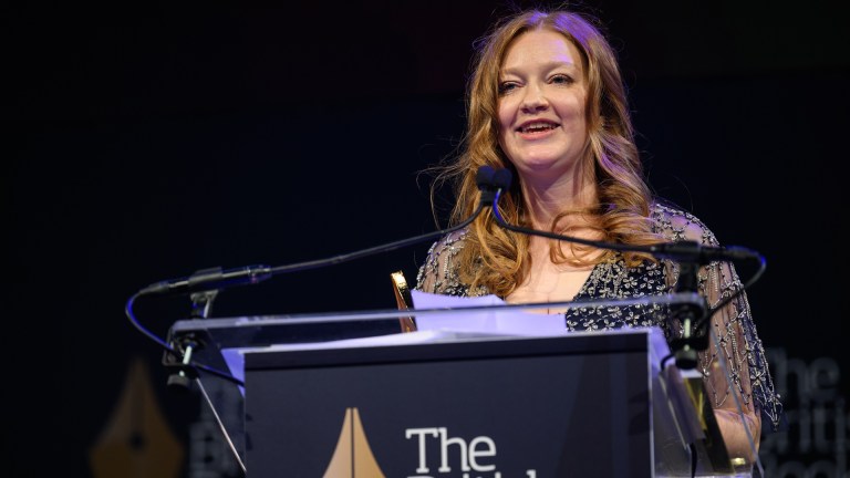 A F Steadman collects her British Book Awards 2026 Author of the Year prize
