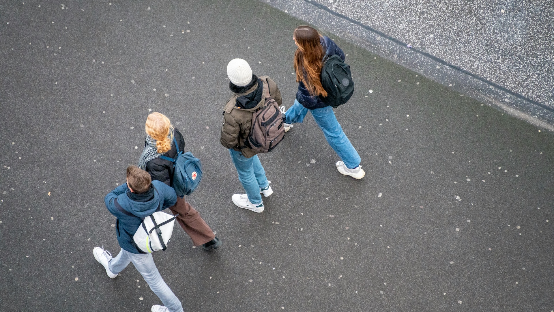 people walking