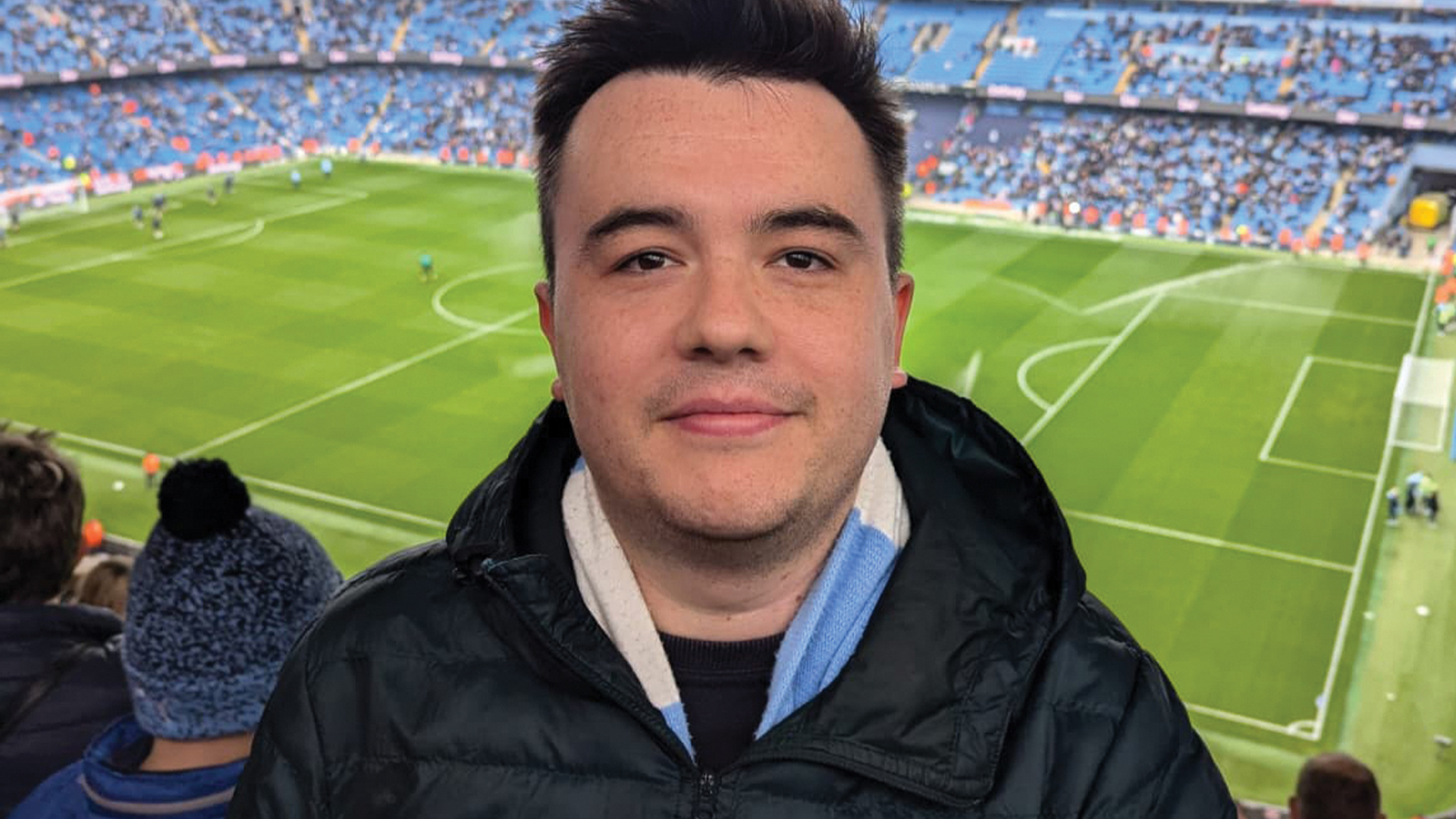 Manchester City support Alex Timperley