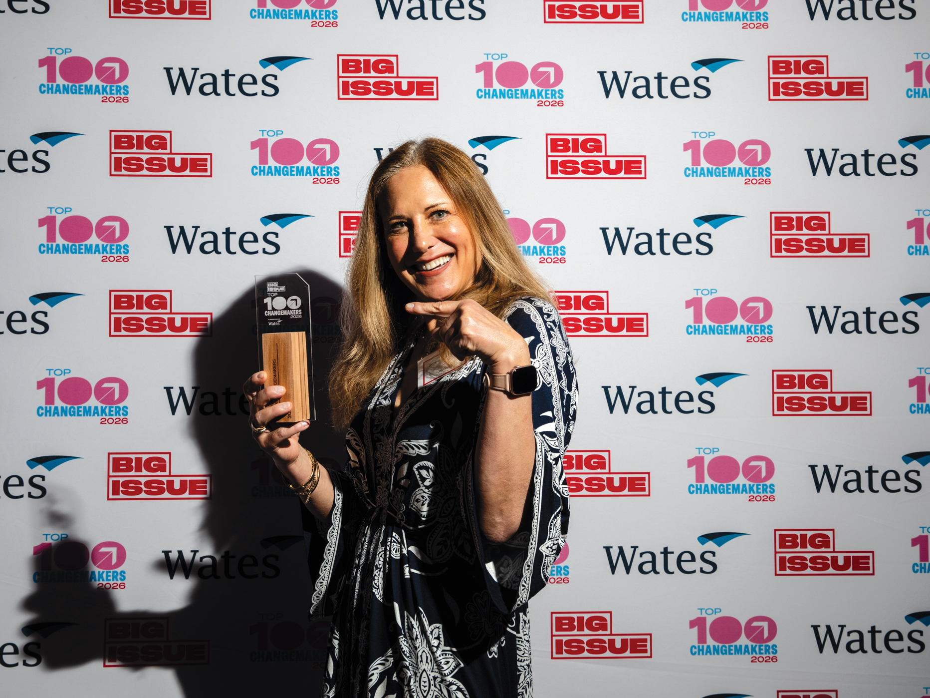 Veg Power collects a Big Issue Changemakers award