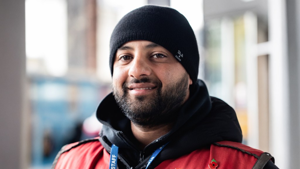 Big Issue vendor Victor Grancea