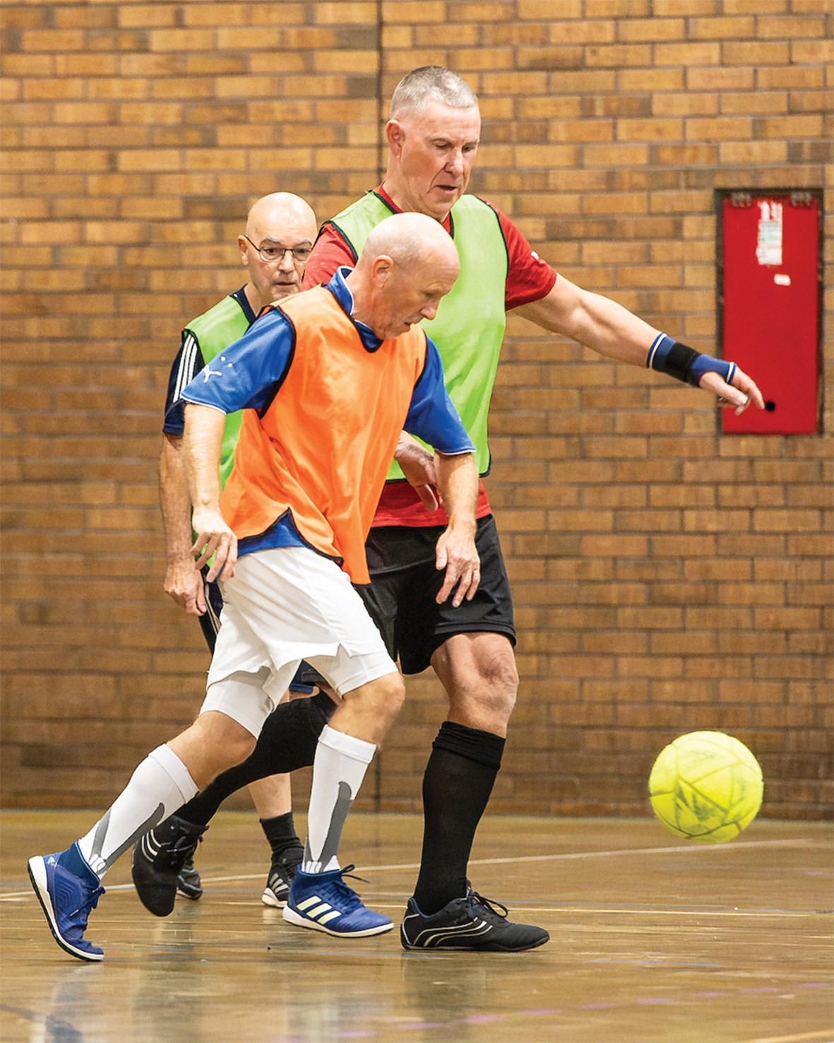 Men playing football at BeActive Urmston
