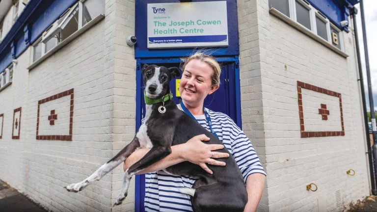 Newcastle's drop-in hub The Joseph Cowen Health Centre has a pet-friendly policy