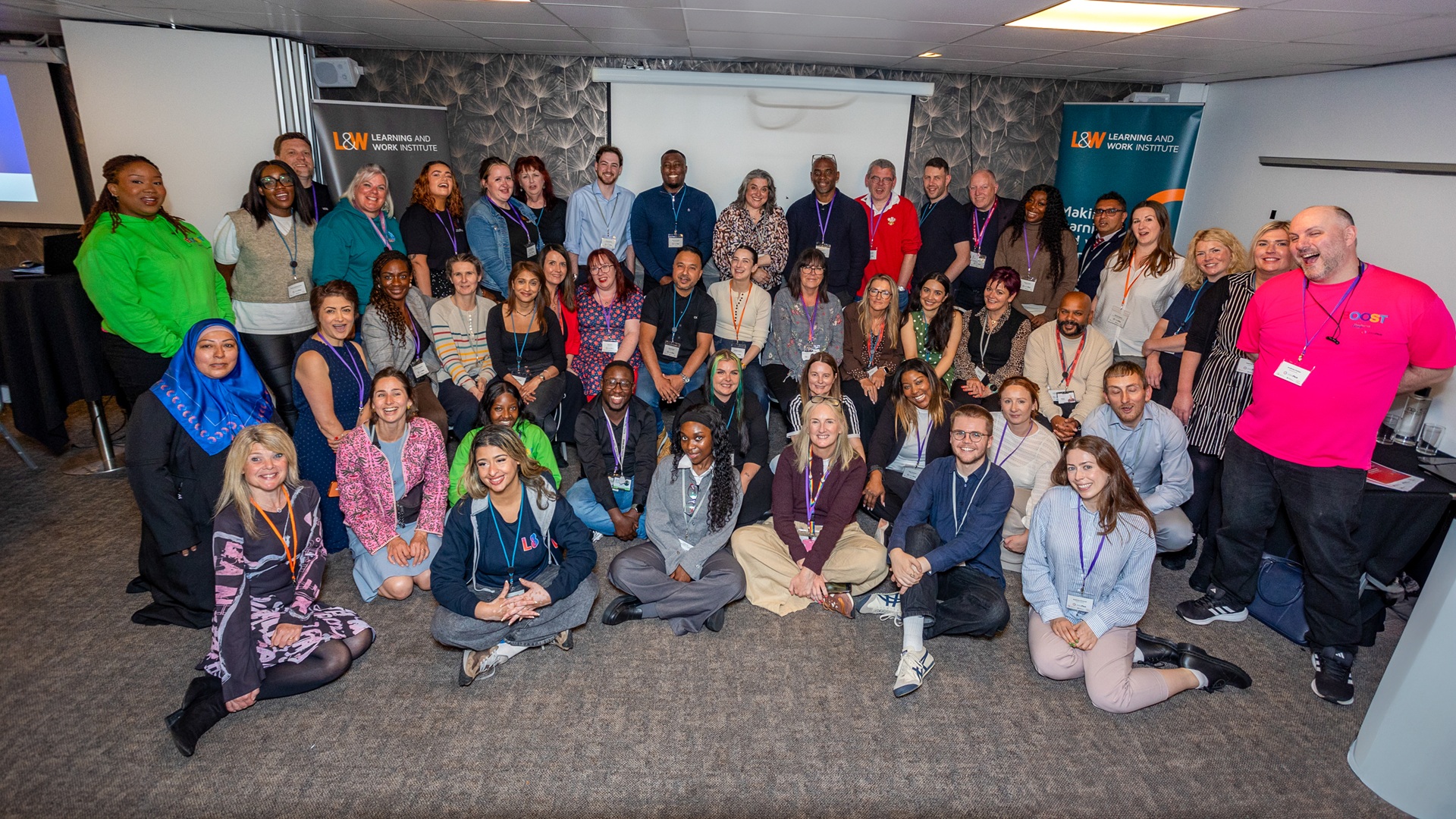 JobsPlus staff and community champions from across the country at a recent Learning in Action event