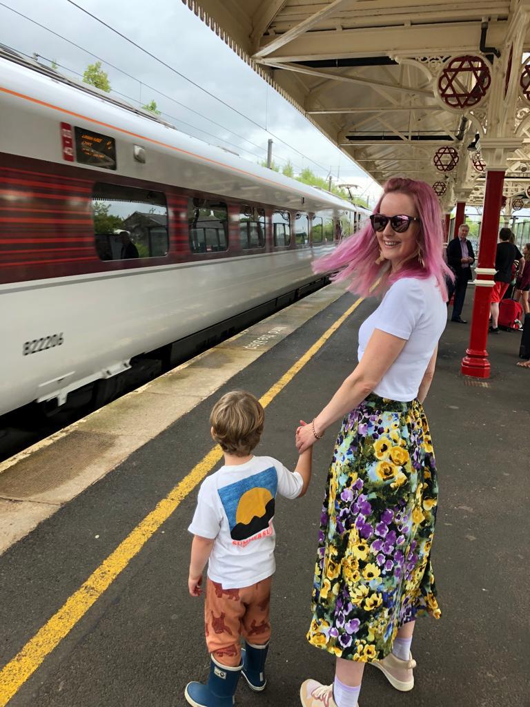 Emily Marshall said the summer holidays were a 'juggling challenge' between work and looking after her child