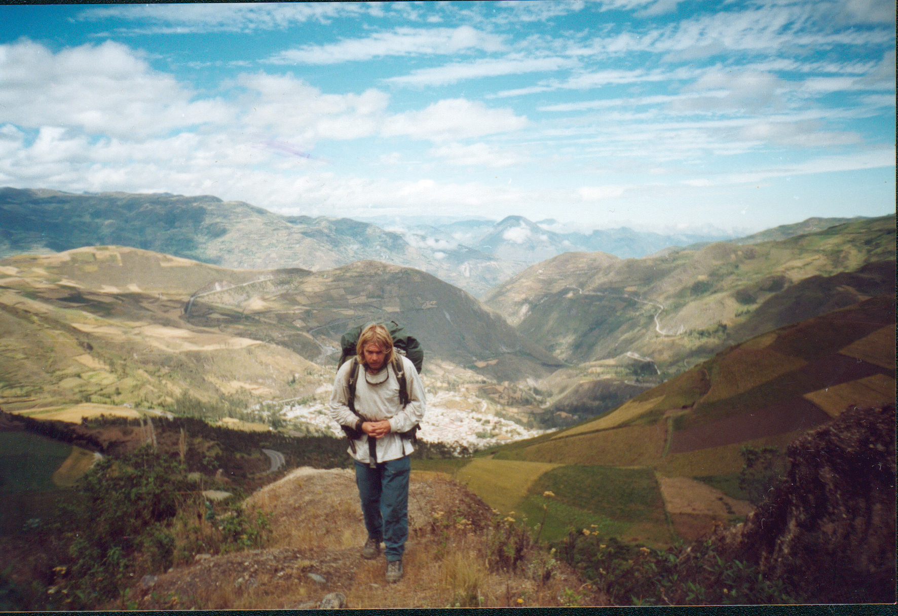Karl Bushby in Ecuador in 2000