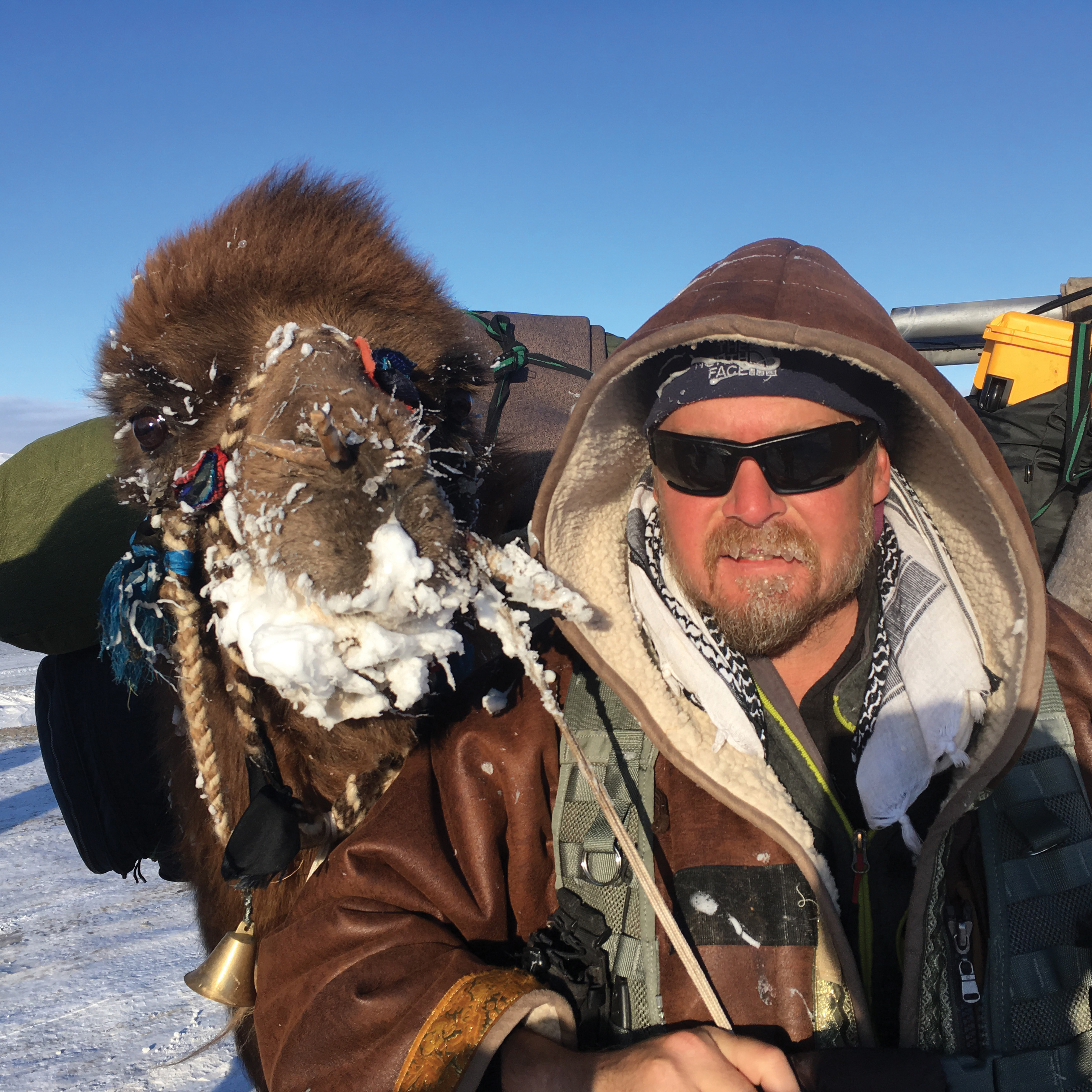 Karl Bushby in Mongolia in 2017