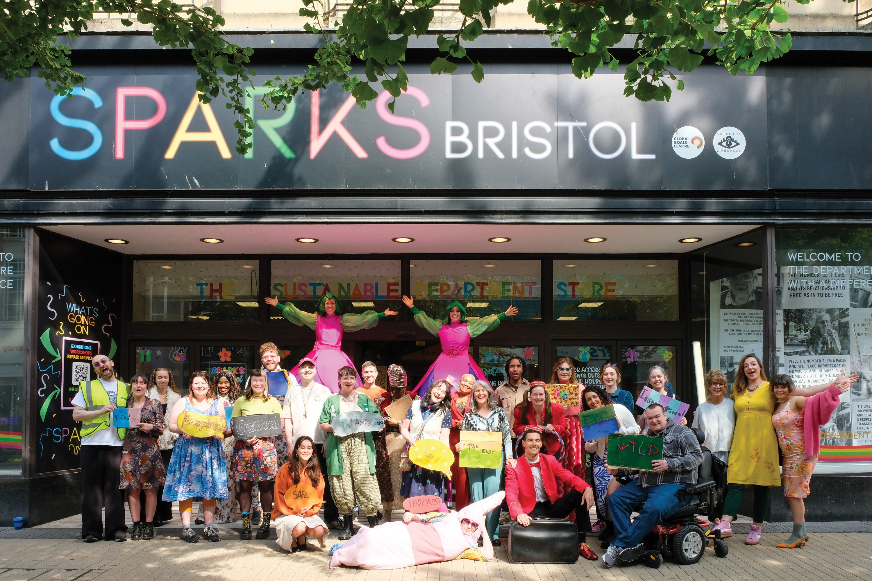 Sparks in Bristol repurposed the disused M&S building for small local businesses with huge success