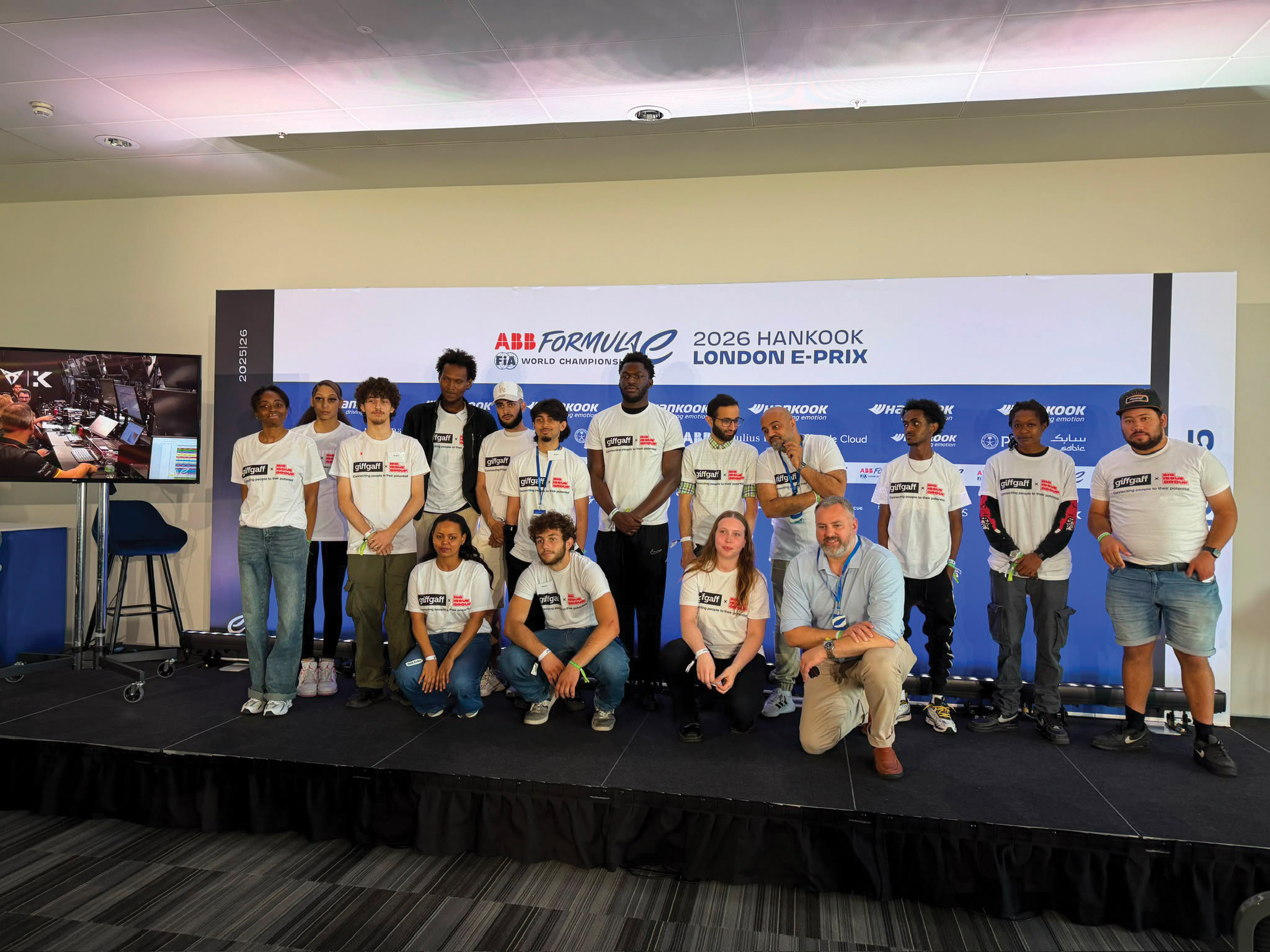 Real experience on a global stage: Big Issue Recruit candidates in action at Formula E