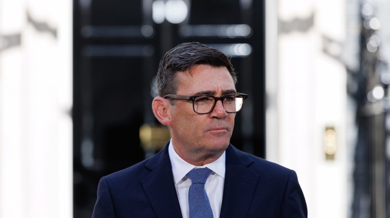 Prime minister Andy Burnham outside 10 Downing Street
