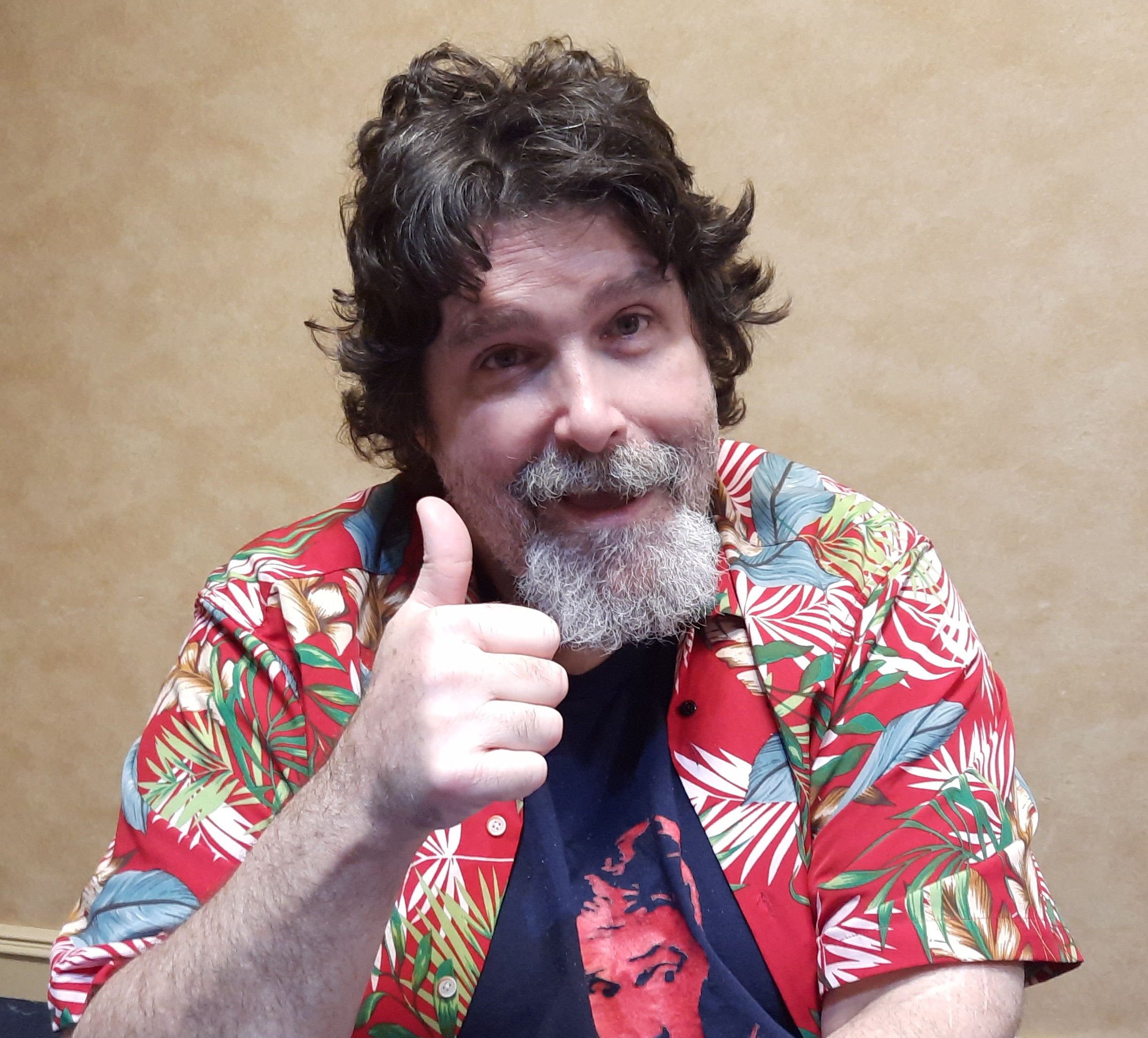 Foley at the Days of the Dead Atlanta conference in January 2024