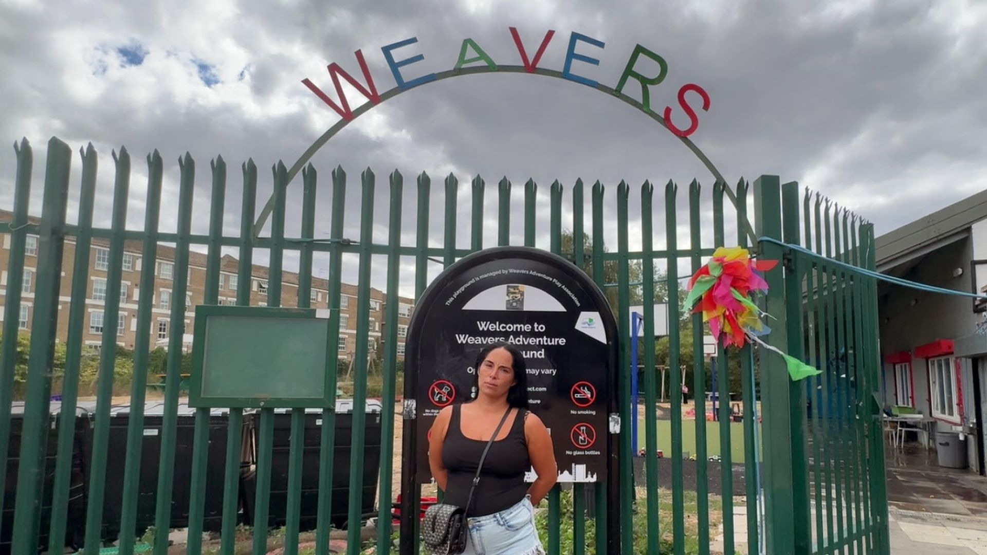Food bajnk user Kylie at Weaver's Adventure playground