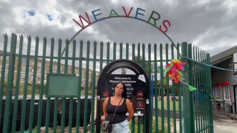 Food bajnk user Kylie at Weaver's Adventure playground
