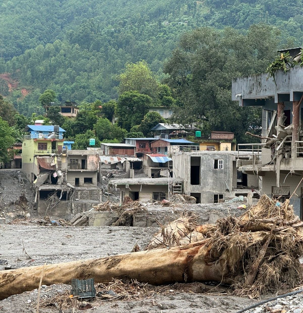 The disaster has massively impacted local infrastructure