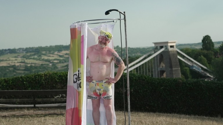 Getting Clean's Chris Sylvester in the shower