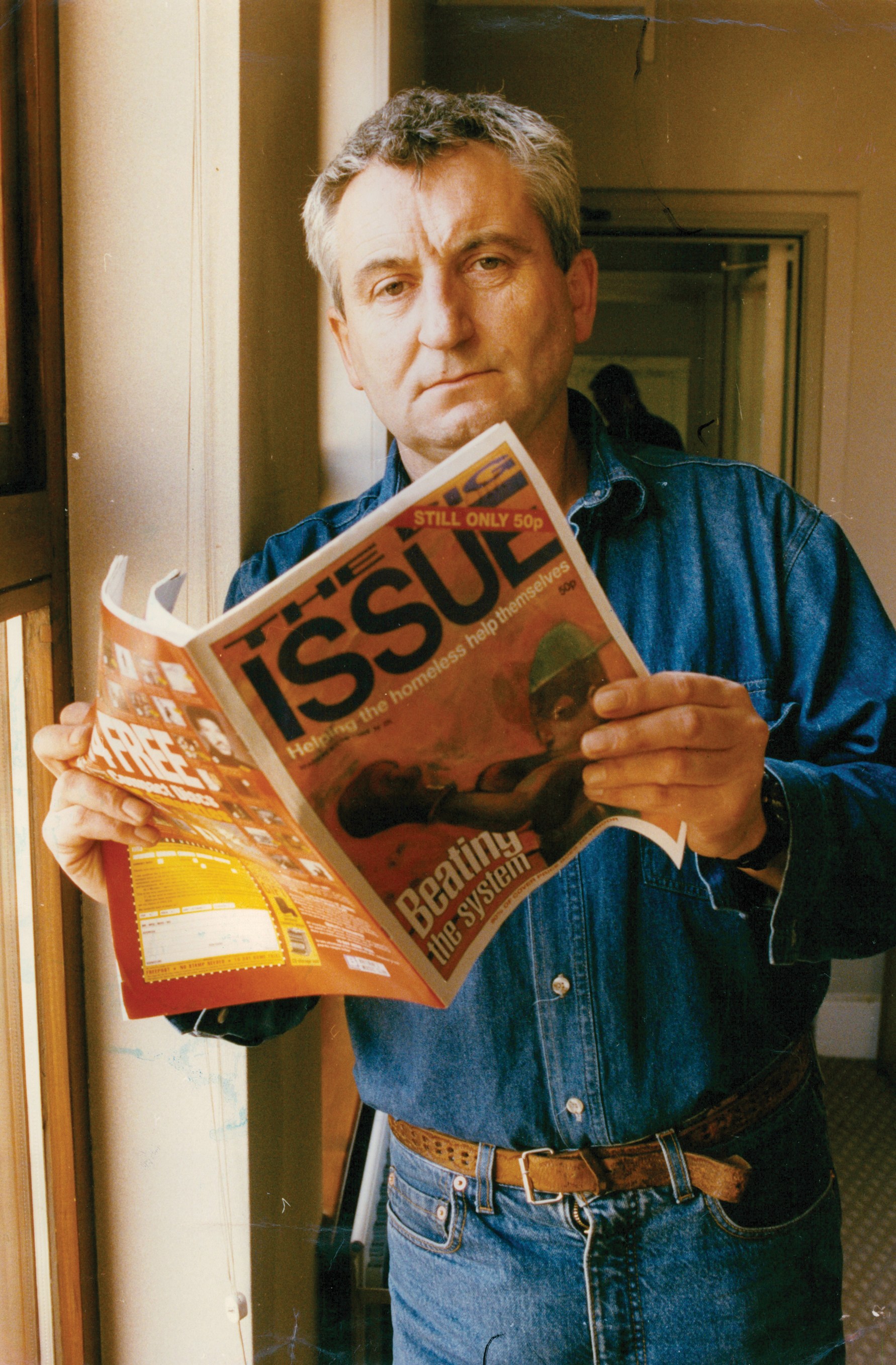 Big Issue founder John Bird in 1993, two years after launch