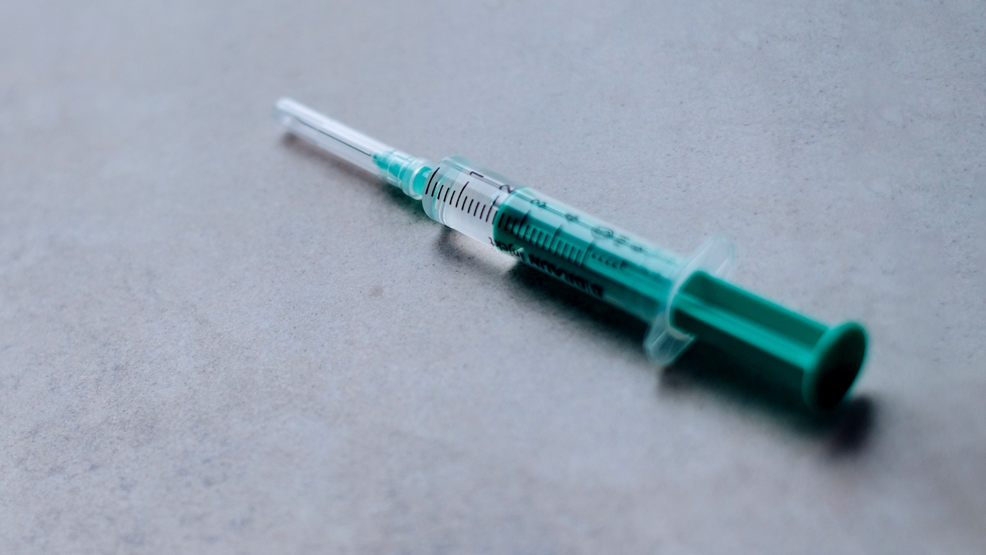 a syringe