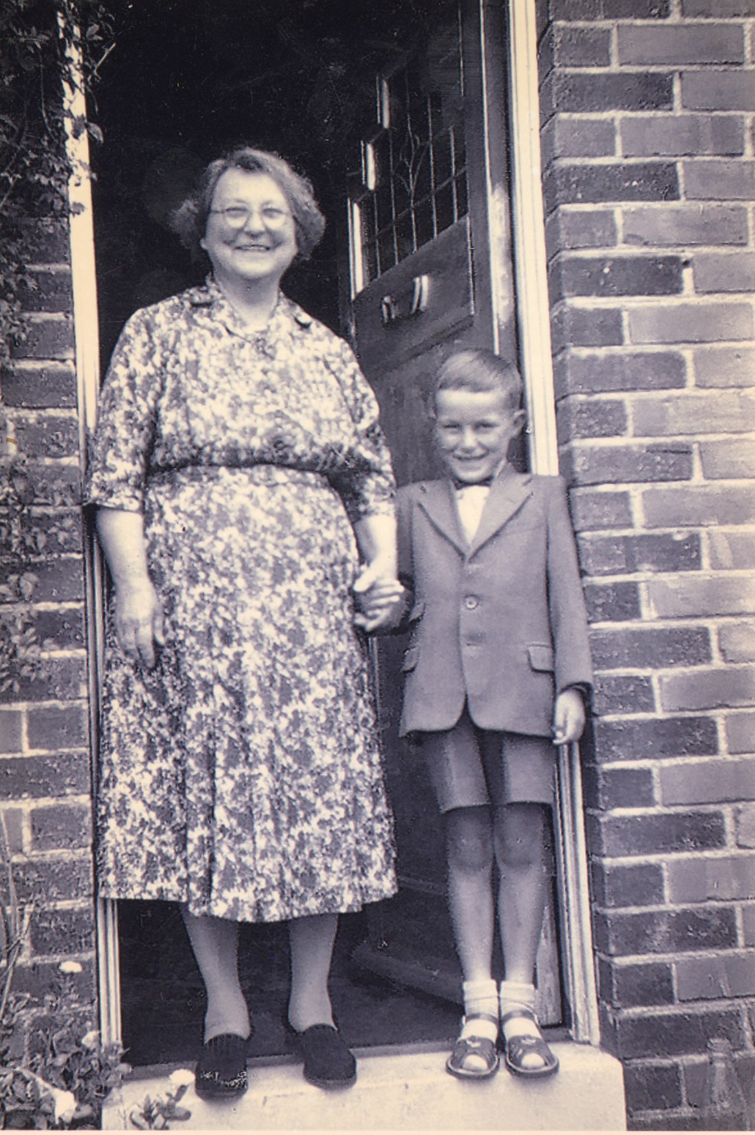 Mark Constantine with his nan in the 1950s